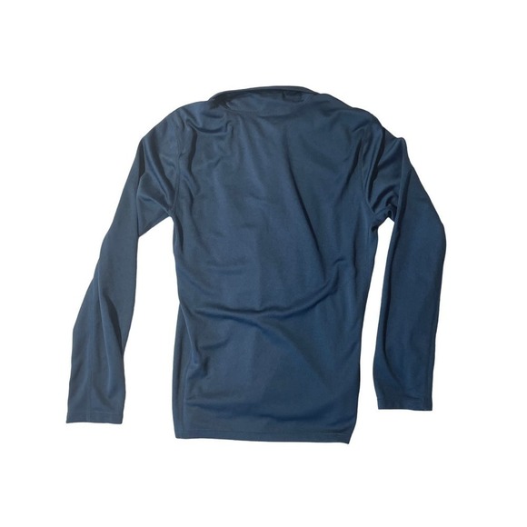 Men's REI 1/4 zip navy pull over. Polartec. Sz Small. Base layer. Thin.outdoors - Picture 3 of 3